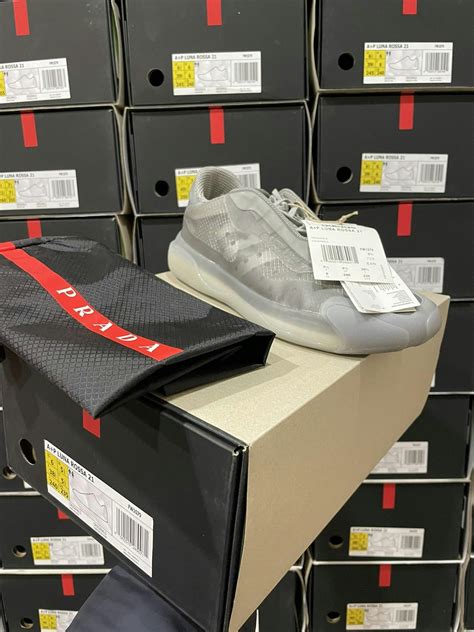 adidas prada luna rossa grey|adidas for Prada.